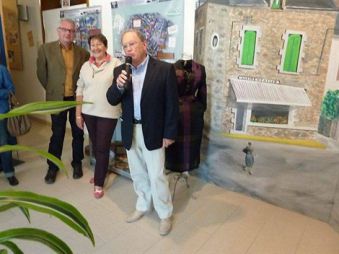 Gilles Renaudeau, le président, est avec Jean-Claude Ribault et Josiane Beurrier, membres de l‘association.